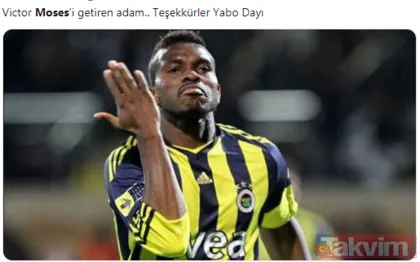 Fenerbahçelilerin Moses çılgınlığı! Transferi sosyal medyayı salladı