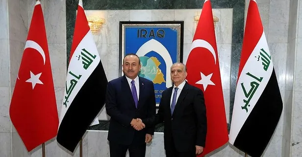 Son dakika haberi: Bakan Çavuşoğlu'ndan Bağdat'ta Irak yalnız değildir mesajı