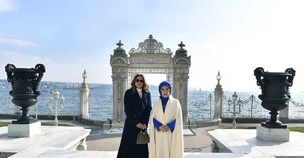 Emine Erdoğan Ürdün Kraliçesi Rania ile bir araya geldi