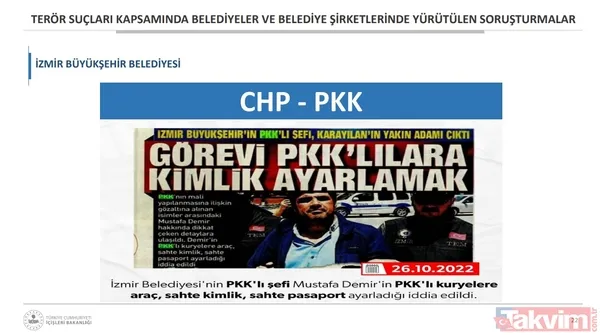 Belediyelerde CHP-HDPKK kirli işbirliği! Bakan Soylu: İBB'de 1668 kişinin terör iltisakı tespit edildi - 20