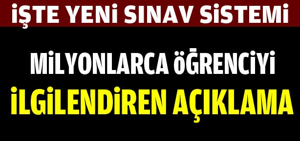 SBS yerine yeni sistem