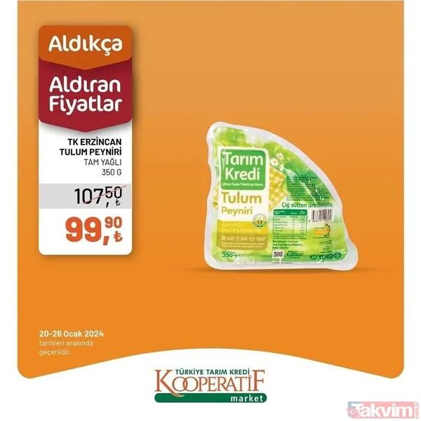 23-26 Ocak 2024 Tarım Kredi Kooperatif market fiyat listesi mest etti: Ayçiçek yağı, Peynir, süt, yumurta, kaşar fiyatları dibi gördü - 4