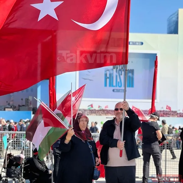 BÜYÜK FİLİSTİN MİTİNGİ! 7'den 70'e milyonlarca vatandaş Atatürk Havalimanı'na akın etti! - 3