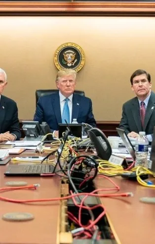 İşte Trump ve ekibinin Bağdadi operasyonunu izlediği anın görüntüsü