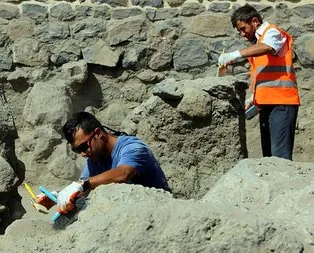 Erzurum Kalesi’nde kazı çalışmaları sürüyor