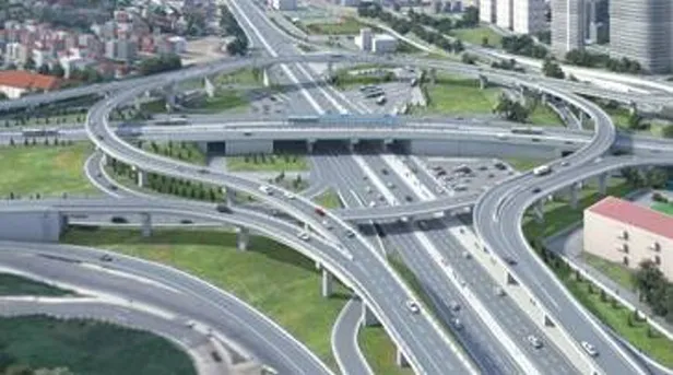 İstanbul'da, 874 metre uzunluğunda kavşak viyadüğü yapılıyor-3
