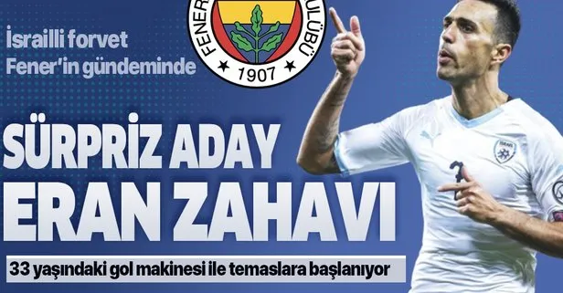 Fenerbahçe’de sürpriz aday Eran Zahavi