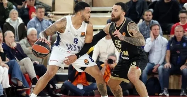 Fransa'da farklı yenilgi! Monaco - Anadolu Efes: 102-66 | MAÇ SONUCU