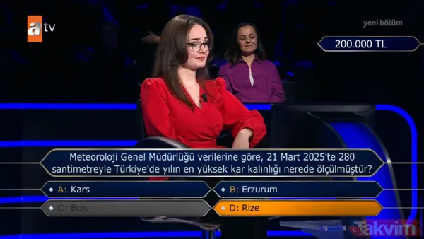Kim Milyoner Olmak İster'de 300 bin TL'lik TDK sorusu: Hangisi 'ne' kelimesi anlamlarından değildir? - 5