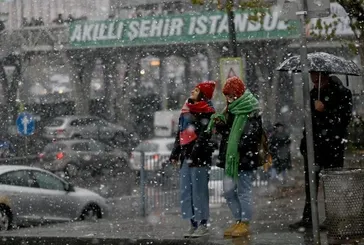 İstanbul’a kar geliyor