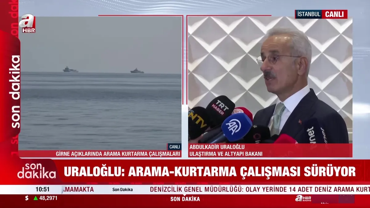 Bakan Uraloğlu: "10 personelin hepsi Türk!" 900 metre derinlikte arama çalışmaları sürüyor
