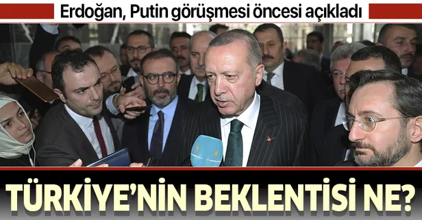 Son dakika: Başkan Erdoğan'dan Putin ile görüşmesi öncesi kritik mesaj: Beklentimiz bölgede ateşkesi sağlayabilmek