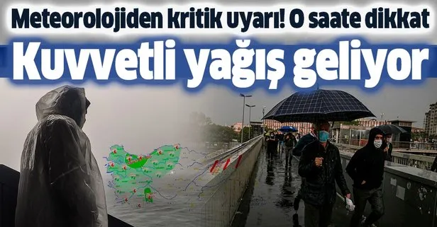 SON DAKİKA: HAVA DURUMU | Meteorolojiden İstanbul için kuvvetli yağış uyarısı | 30 Ekim hava nasıl olacak?