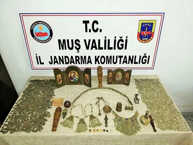 Muş'ta tarihi eser operasyonu-1