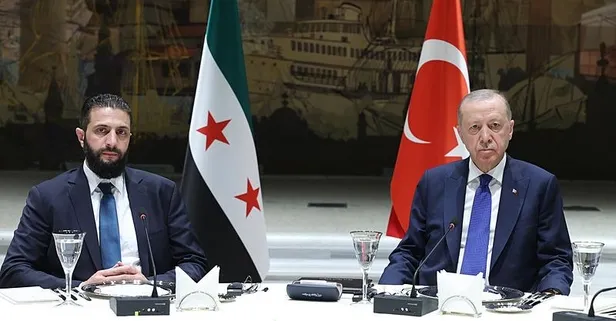 Dolmabahçe'de kritik zirve: Başkan Erdoğan Suriye Cumhurbaşkanı Şara ile bir araya geldi | Gündemde terörsüz Türkiye terörsüz Suriye