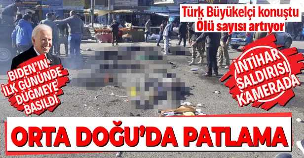 SON DAKİKA HABERİ: Bağdat'ta patlama! 28 ölü 73 yaralı