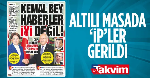 Kemal Bey haberler 'İYİ' değil! Meral Akşener, CHP liderine adaylık resti çekti