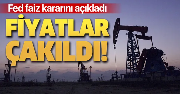 Son dakika: Fed'in faiz indirimi sonrası petrol fiyatlarında sert düşüş