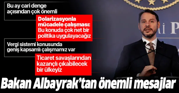 Son dakika: Hazine ve Maliye Bakanı Berat Albayrak'tan aHaber ve aPara ortak yayınında önemli açıklamalar