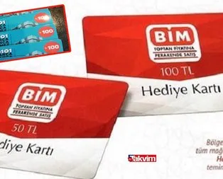 BİM - A101 hediye kartı nasıl alınır?