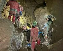 Mersin’de mağarada rahatsızlanan ABD’li dağcı tahliye edildi