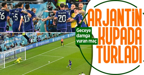 Gece damga vuran karşılaşma! Messi'li Arjantin Dünya Kupası'nda tur biletini kaptı