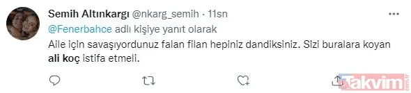 Fenerbahçe’de taraftar çileden çıktı! Sosyal medyada Ali Koç’a büyük tepki - 8