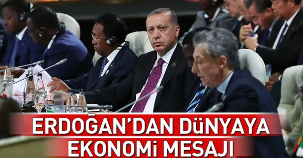 Son dakika: Başkan Erdoğan Güney Afrika'da konuştu