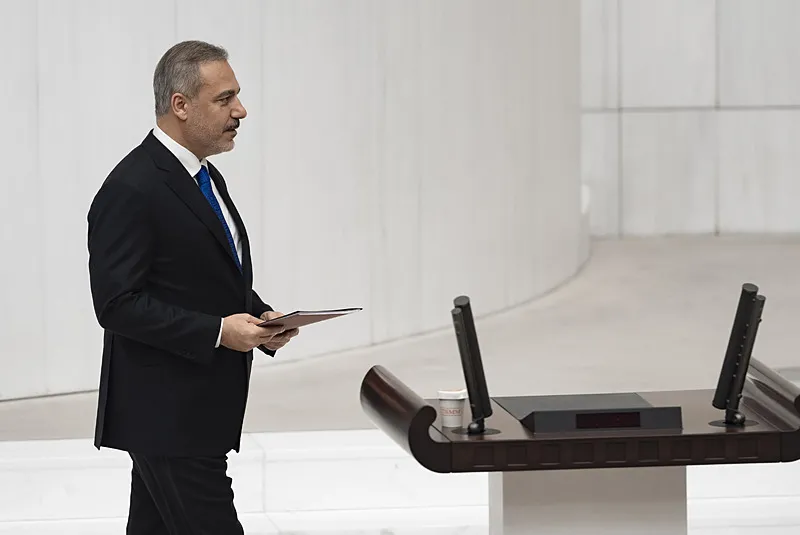 Dışişleri Bakanı Hakan Fidan TBMM'de konuştu (Fotoğraf: AA)