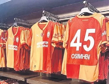 Kendisi yok forması var