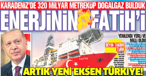Enerjinin Fatih’i! Karadeniz’de 320 milyar metreküp doğalgaz bulduk