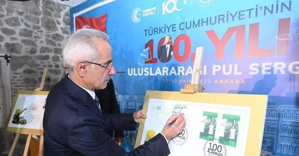 Son dakika: PTT'den 100. yıla özel pul!