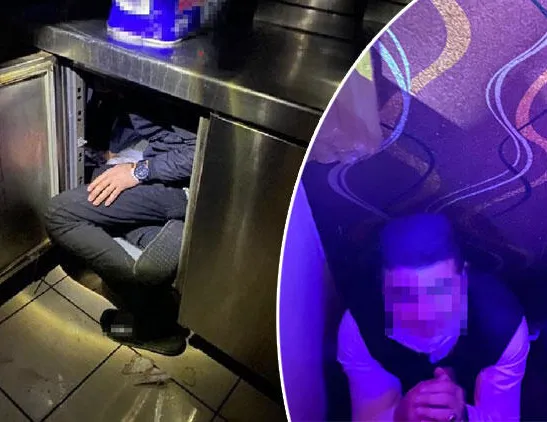 Polis baskınında şoke eden görüntüler!