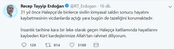 Başkan Erdoğan Halepçe Katliamı kurbanlarını andı-1