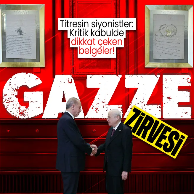Son dakika: Başkan Erdoğan ile MHP Genel Başkanı Bahçeli görüştü! Gündem Gazze...