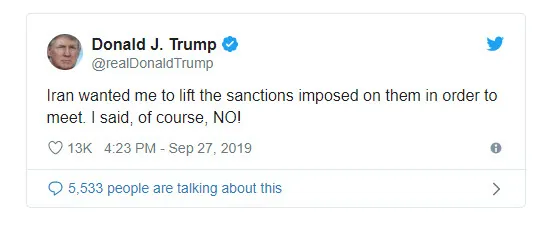 Son dakika... Trump'tan İran'ın yaptırım iddiasına jet yalanlama!-2