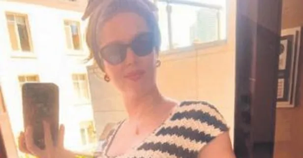 Burcu Biricik karnı burnundaki halini sosyal medyadan paylaştı