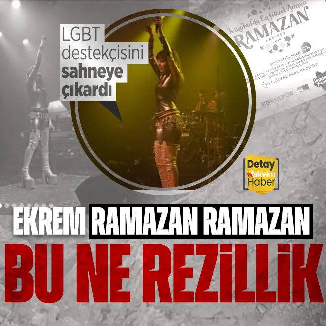 CHPli İBBden skandal! Ramazan etkinliğinde LGBT destekçisi Gaye Su Akyola konser verdirildi