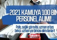 100 bin memur alımı yapılacak! 2021 güncel polis, sağlık görevlisi, uzman erbaş, bekçi, uzman yardımcısı alımı ilanları!