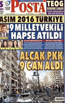 Doğan medyasından ikiyüzlü bir manşet daha!