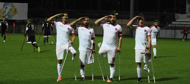 Ampute Milli Futbol Takımı yarı finalde