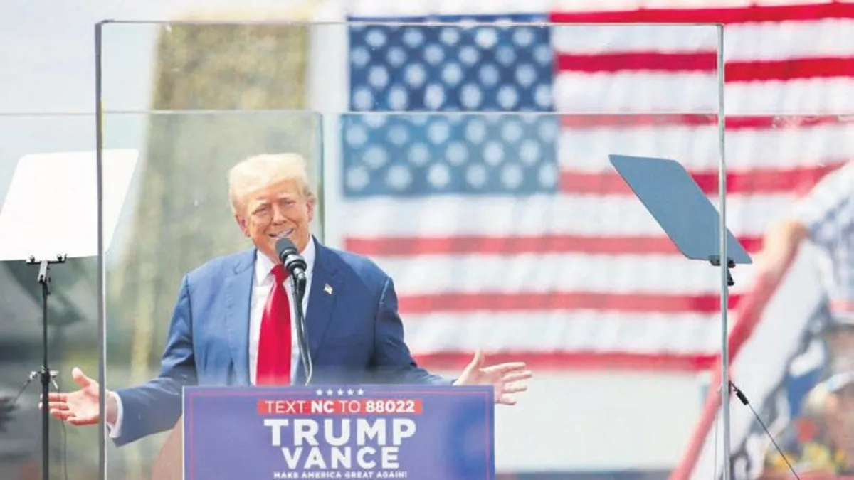 ABD Başkan adayı Donald Trump, suikast sonrası mitingini kurşun geçirmez camdan yaptı!