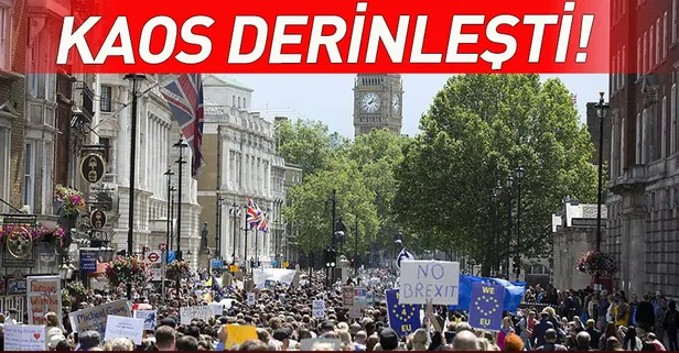 İngiltere'de Brexit kaosu derinleşti