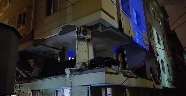 Ümraniye’de gece saatlerinde patlama! Evin duvarları yıkıldı
