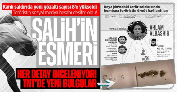 İstiklal Caddesi'ndeki kanlı saldırıyı düzenleyen terörist Albashır'ın sosyal medya hesabı deşifre oldu! 8 şüpheli daha gözaltına alındı