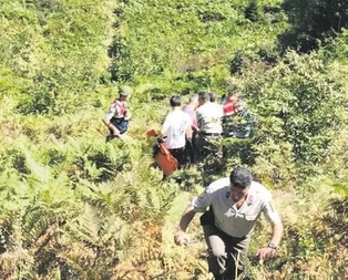 Paraşüt arıza yaptı dağa çakıldılar