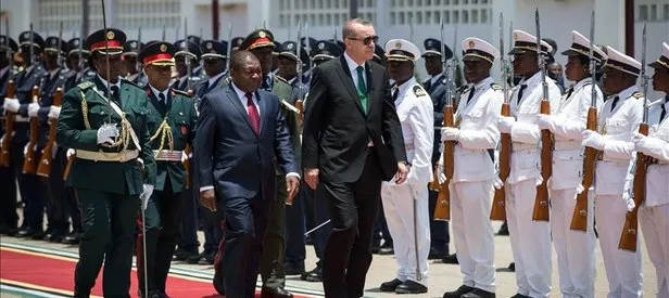 Cumhurbaşkanı Erdoğan Mozambik’te