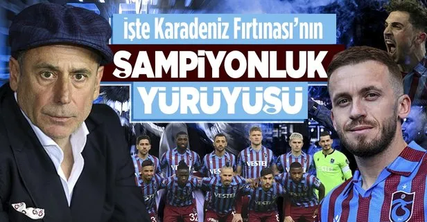 İşte Fırtına’nın şampiyonluk yürüyüşü