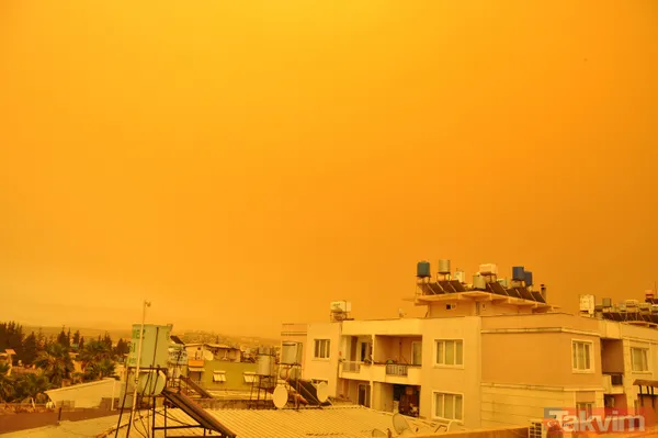 Dışarı çıkan yanar! Göz gözü görmüyor! Meteoroloji uyarmıştı: Türkiye'nin güneyini toz bulutu sardı - 14