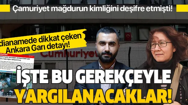 Cumhuriyet gazetesi muhabiri Alican Uludağ ve Sorumlu Yazıişleri Müdürü Olcay Büyüktaş Akça hakkındaki iddianame hazırlandı!